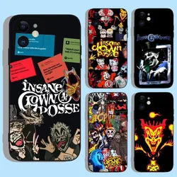 ICP Insane Clown Posse Phone Case For iPhone 16,15,14,13,12,11,XS,XR,X,8,7,Pro,Max,Plus,mini Silicone Black Cover