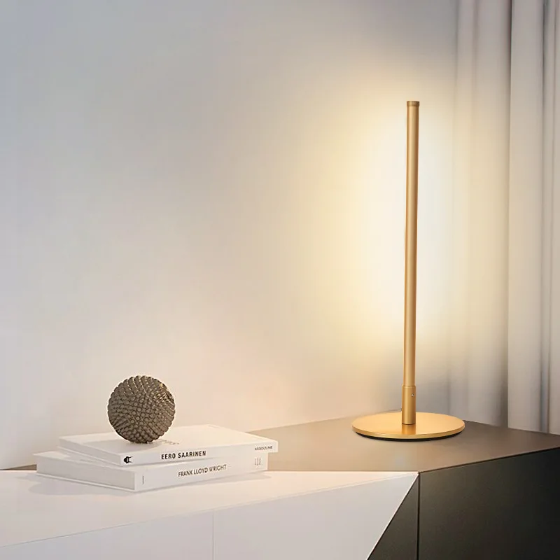 Imagem -03 - Modern Minimalista Led Standing Floor Lamp Nordic Gold Lâmpadas para Sala de Estar Quarto Estudo Lâmpada de Rua Lambader