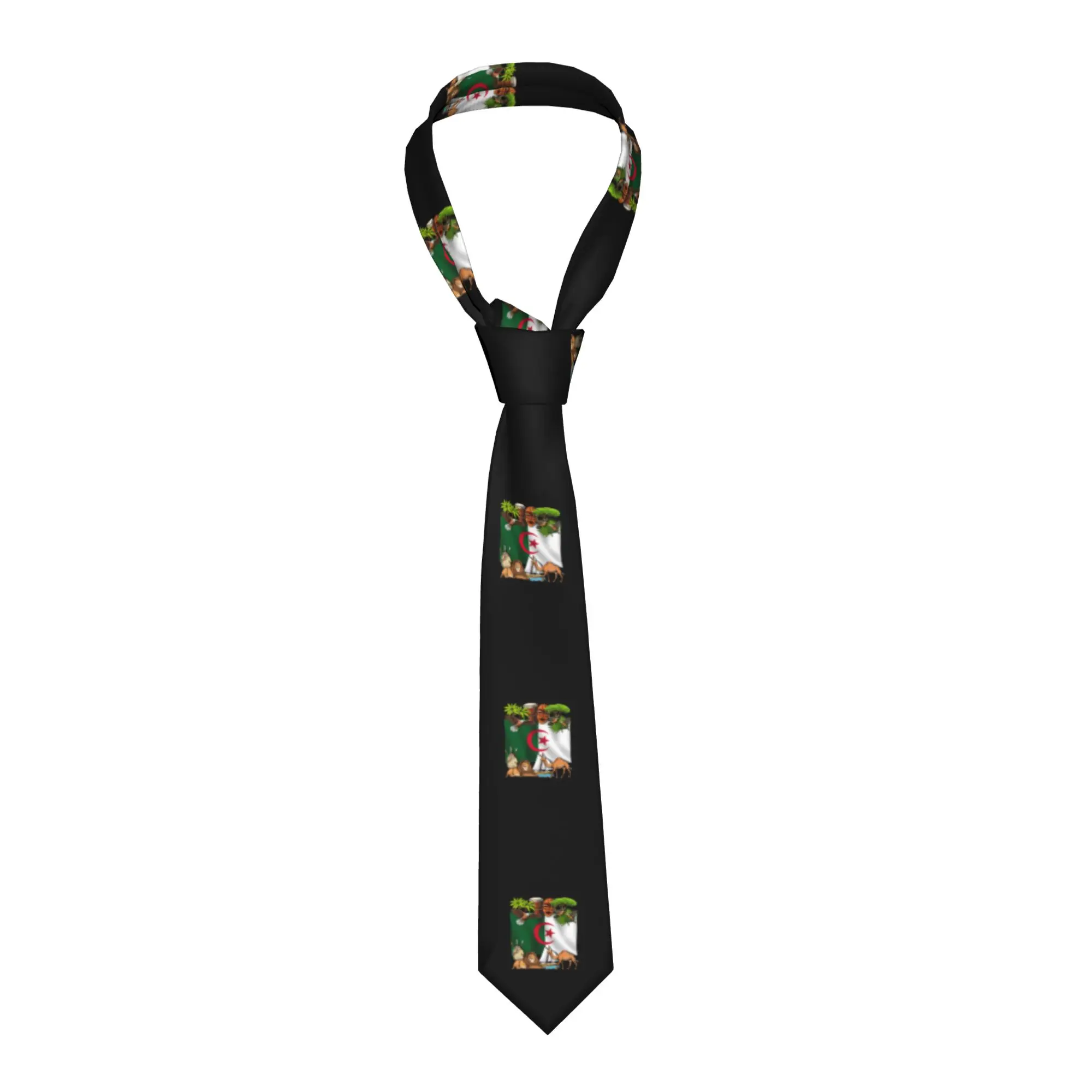 gravatas-de-seda-masculinas-com-emblema-nacional-da-argelia-gravatas-patrioticas-para-casamento