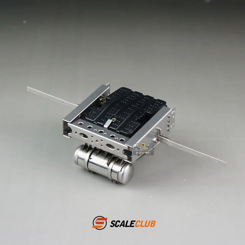 Scaleclub Model 1/14 Tractor Truck For Mercedes-Benz With Two Axles Battery Box Gas Tank Tail Beam Bracket For Tamiya  Lesu