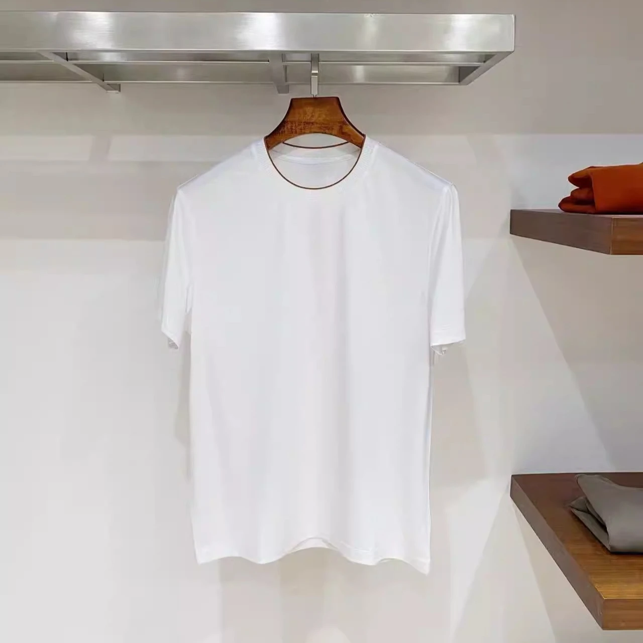 

BC Italy Embroidery Old Money Style Men's Short Sleeve Vinegar T-Shirt