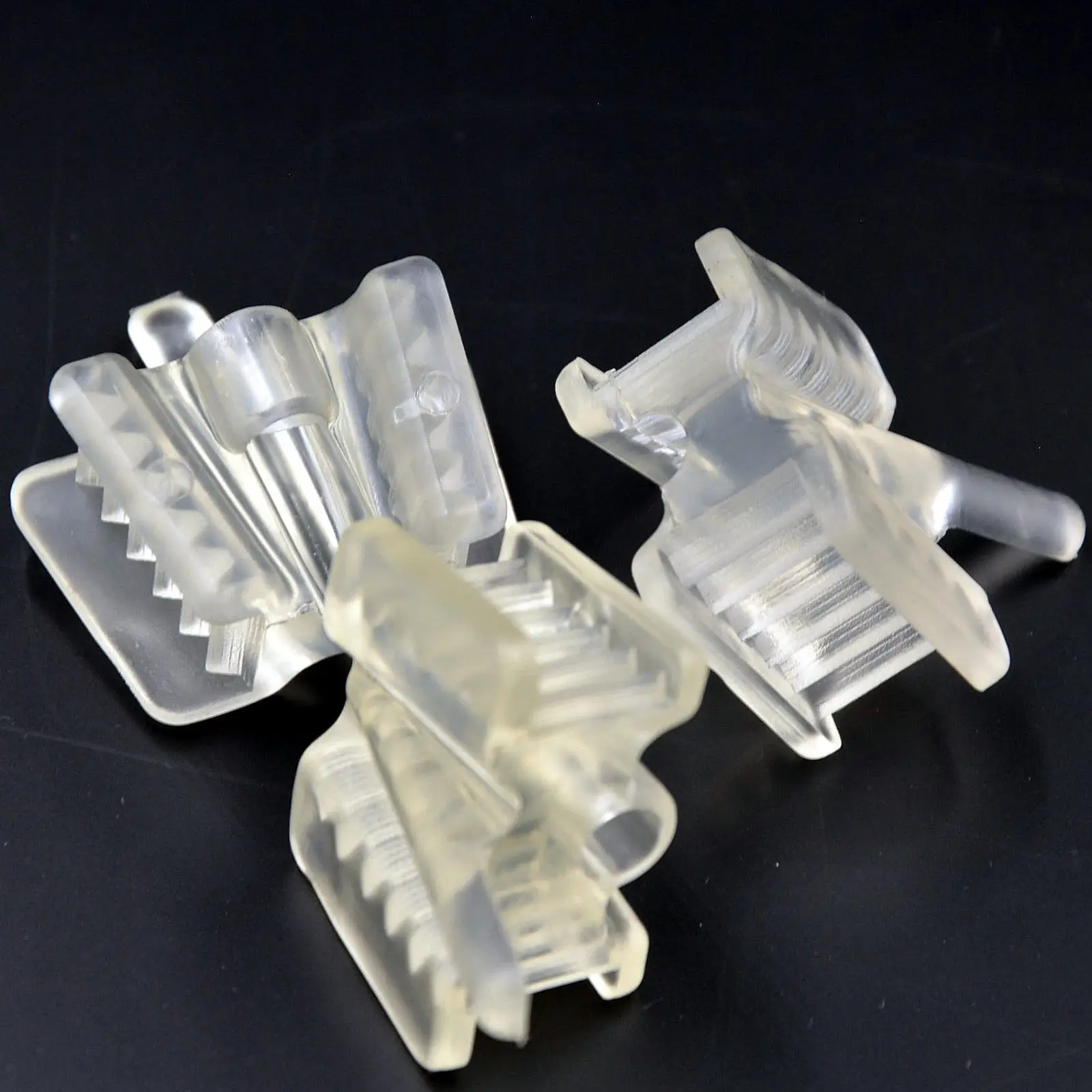 5pcs New Dental Silicone Mouth Prop Support Holding Saliva Ejector Suction Tip