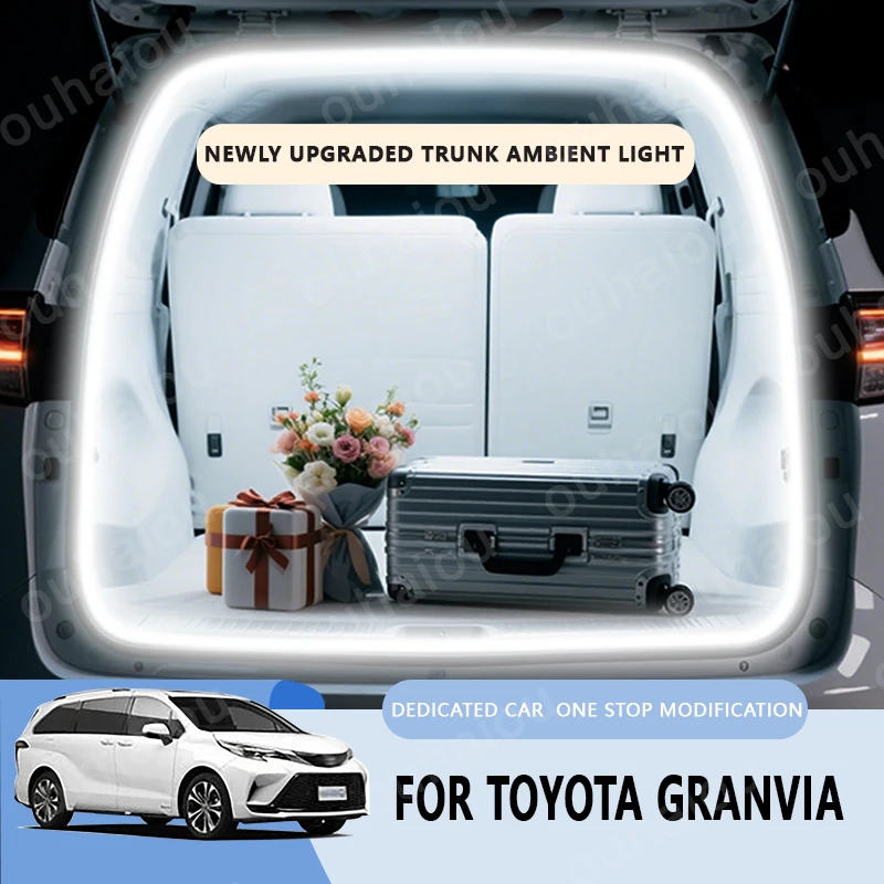 

ДЛЯ TOYOTA GRANVIA модификационный светильник багажника Атмосферные фонари Белый теплый белый Задний светодиодный светильник багажника