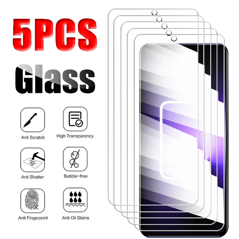 5PCS Full Gule Glass for Realme GT Neo 5 240W Tempered Glass Realme GT Neo5 SE 3T 2T 2 Glass Screen Protector Film 5SE 3 2 T