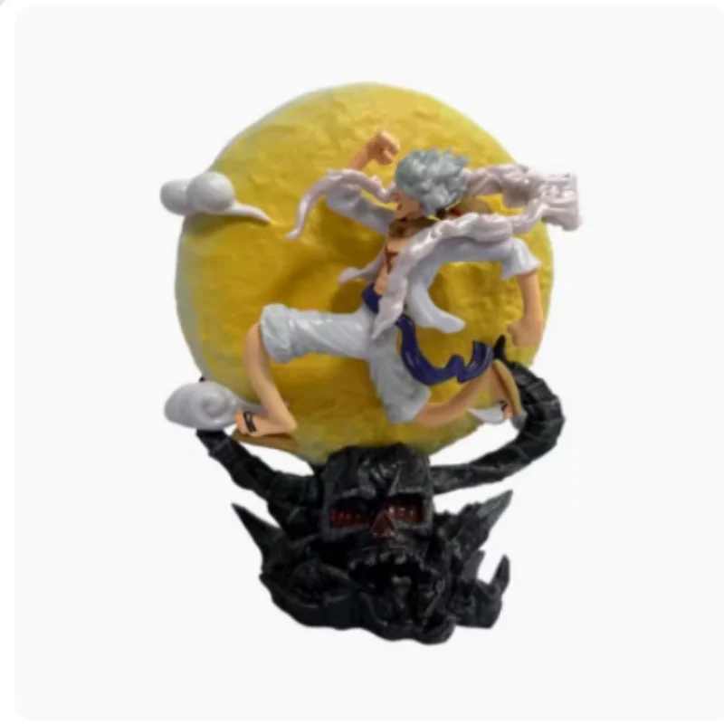 

One Piece series Ghost Island Flying Moon Road Flying Five level Nika Road Flying Handheld Model Desktop Ornament Periphery