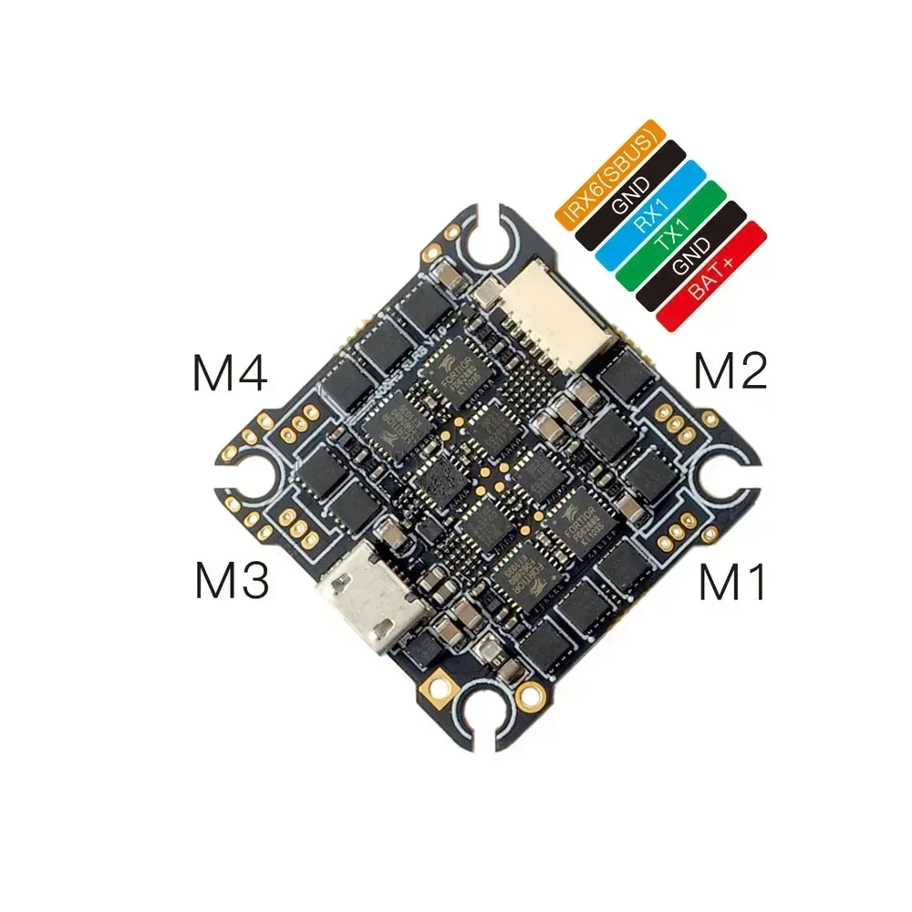 Super F405HD ELRS AIO Flight Controller Happymodel, 3-4S Lipo Input, 20A Stable Output for HD Whoop FPV Quad