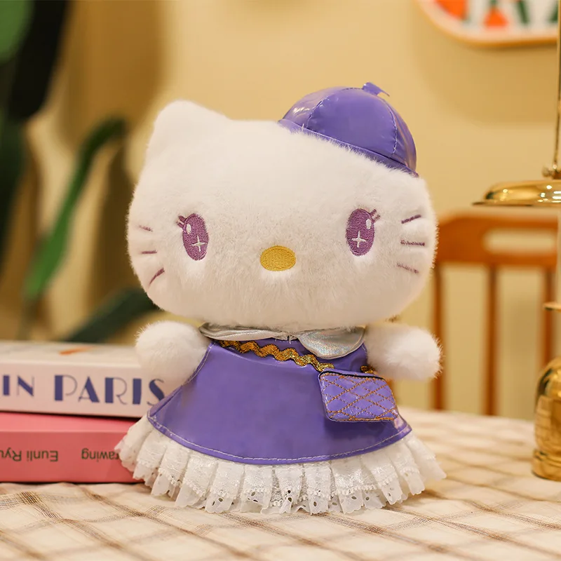 Kawaii sanrio brinquedo de pelúcia hellokitty boneca perfumada animal de pelúcia crianças presente de aniversário para meninas festival presente gatinho bonito