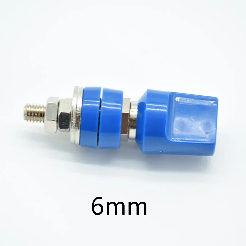 1 sztuka M6 * 60 zacisk 6mm czysta miedziana końcówka płaska 4mm gniazdo bananowe otworu/40A wysoki prąd złącze kolumny uziemiającej