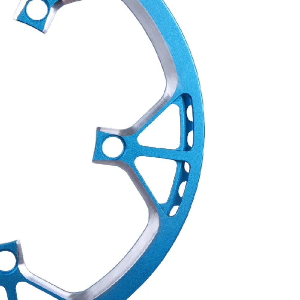 Aluminum Alloy Single Chainring 130BCD 50T 53T 54T for Cycling Bikes Lightweight Wear Resistant Precision Tooth Design