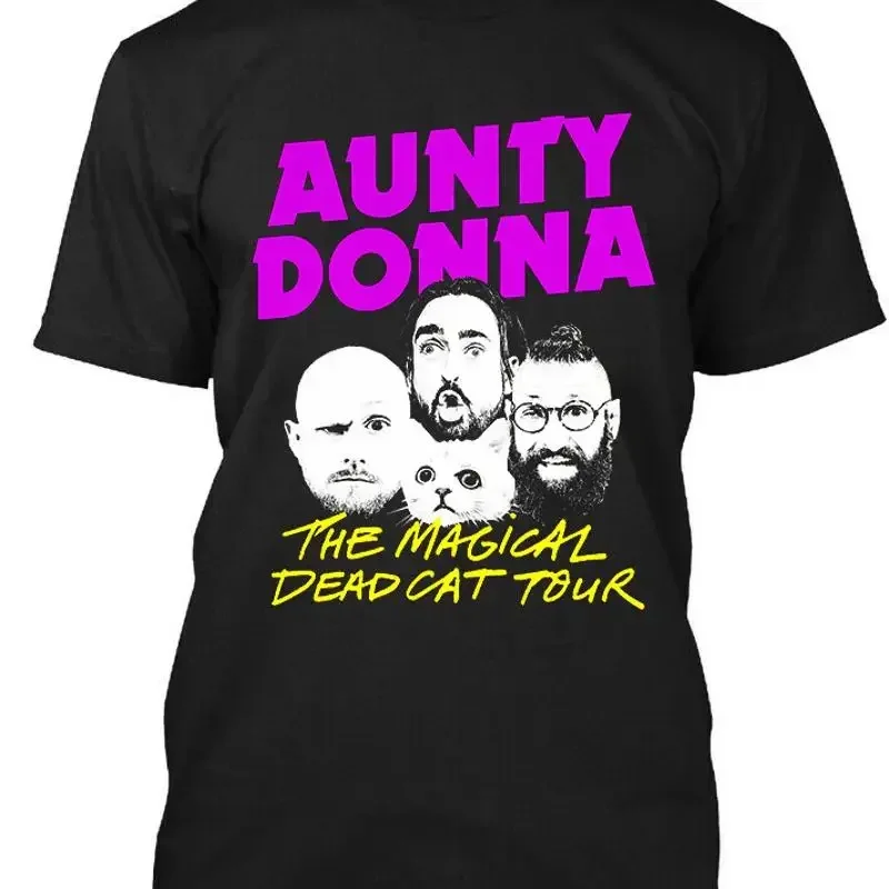 New Popular Aunty Donna The Magical Dead Cat Australian Funny T Shirt Size S 4XL