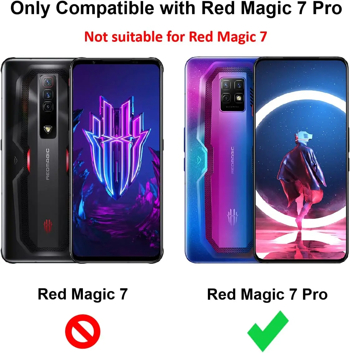 Fit Red Magic 7 Pro Cases Flexible TPU Cover Anti-Scratches Shockproof Case for Nubia Red Magic 7 Pro Cover Red Magic 7S Pro