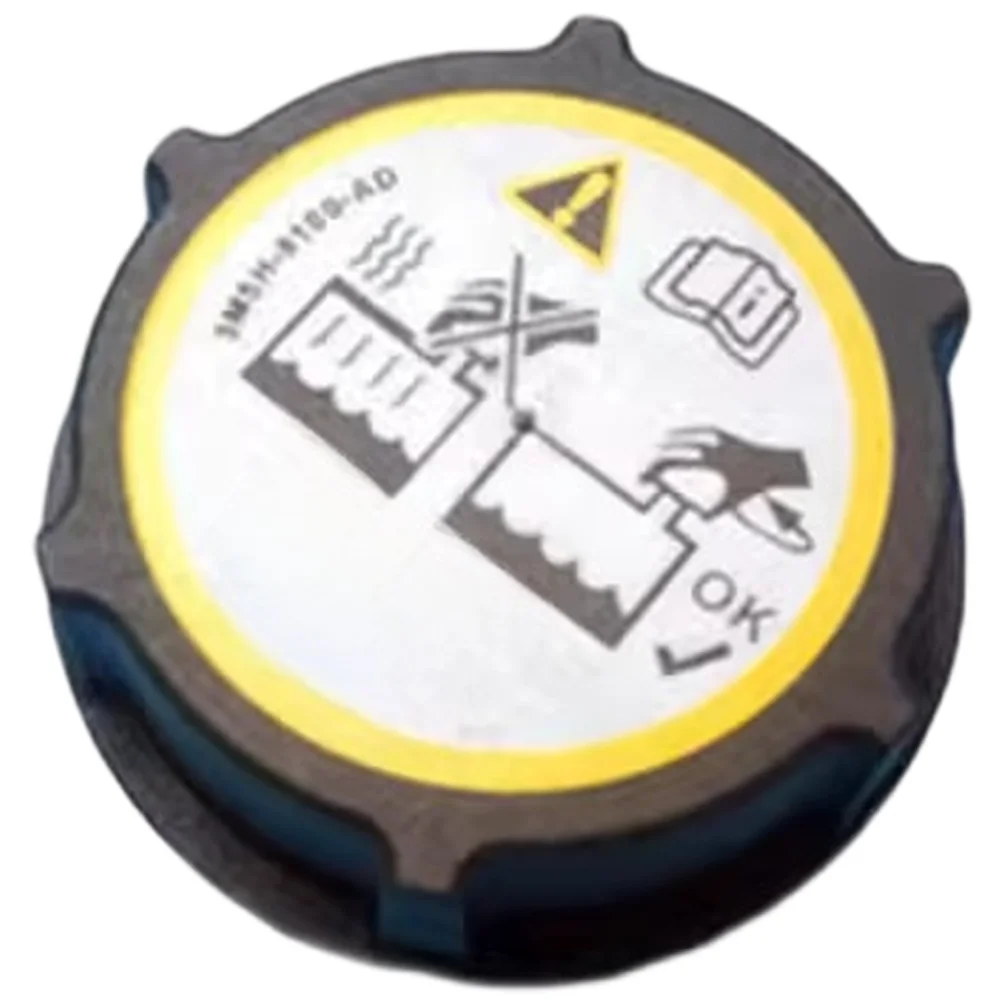 For Engine Cooling System Black White Coolant Expansion Tank Radiator Overflow Bottle Direct Replacement High Durability Plastic
