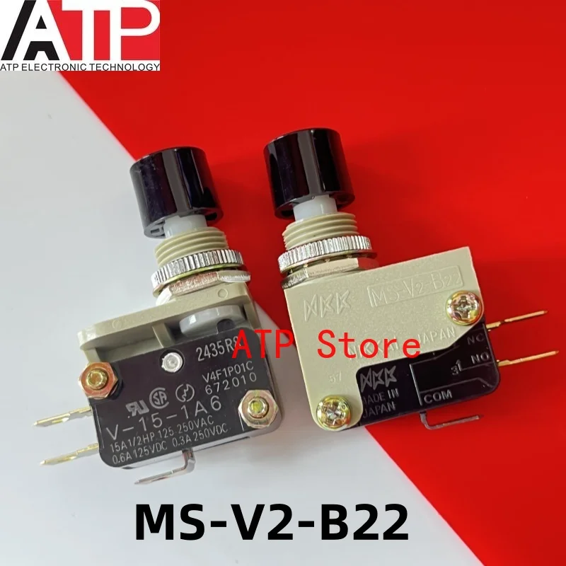 

1PCS MS-V2-B22 Button switch 15A 125VAC 250VAC Integrated chip IC original inventory