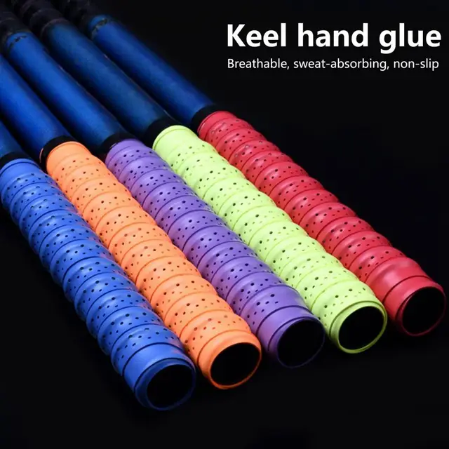 1.1m Badminton Grip Sweatband Anti Slip Head Overgrip Tennis Racket Grips Padel Handle Band Tennis Sweat Band Winding Strap