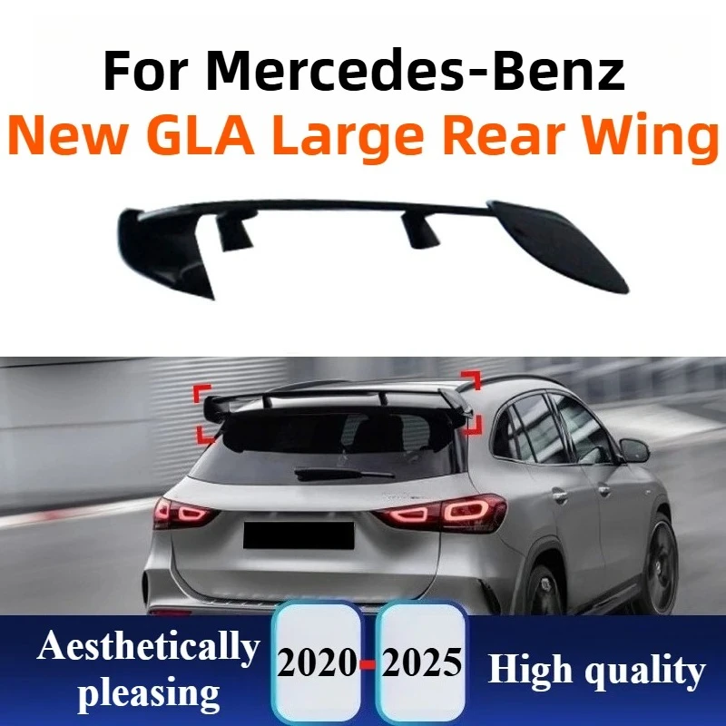 

For Mercedes-Benz GLA-Class H247 GLA180 GLA200 GLA35 GLA45 AMG 2020+ Rear Roof Spoiler Wing Exterior Modification Accessories