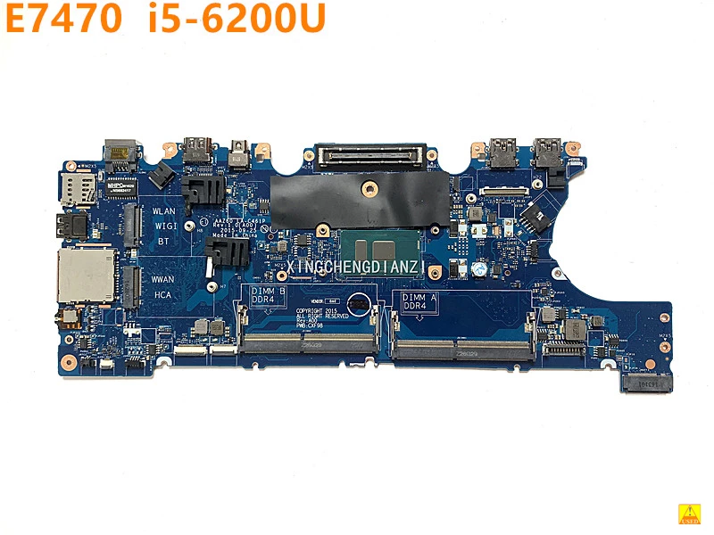 LA-C461P FOR DELL Latitude E7470 Motherboard With i5-6200U CPU 3GMP2 03GMP2 CN-03GMP2 100% Tested OK