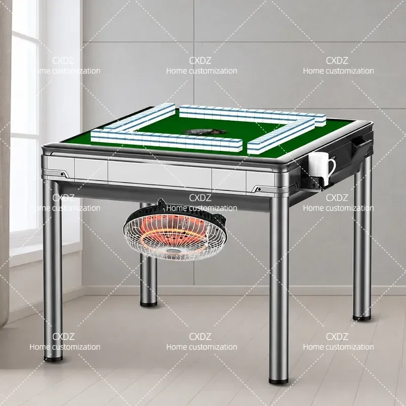 2026 New Automatic Mahjong Machine Household Dining Table Dual Purpose Integrated Straight Mouth Mahjong Table