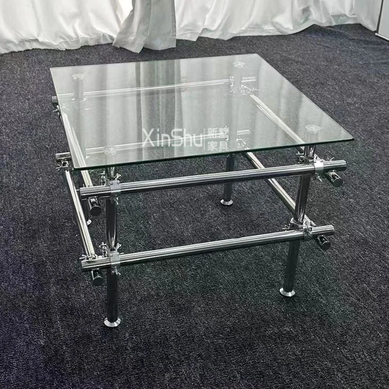 Medieval tea table coffee small table square coffee simple side corner