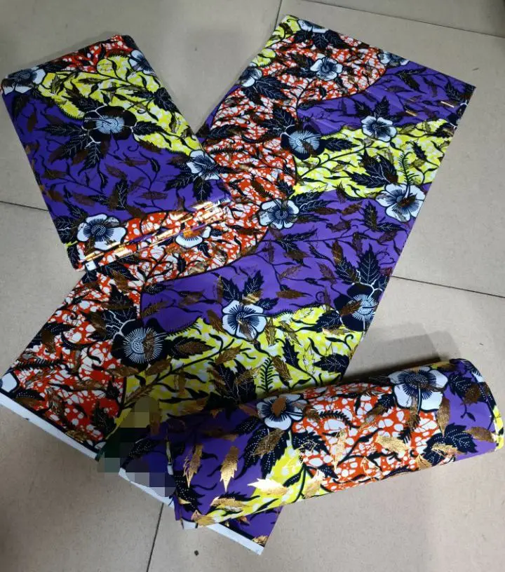 Original wax 100% cotton fabrics african wax print fabric 2024 latest wax fabric 6yards per piece african fabric