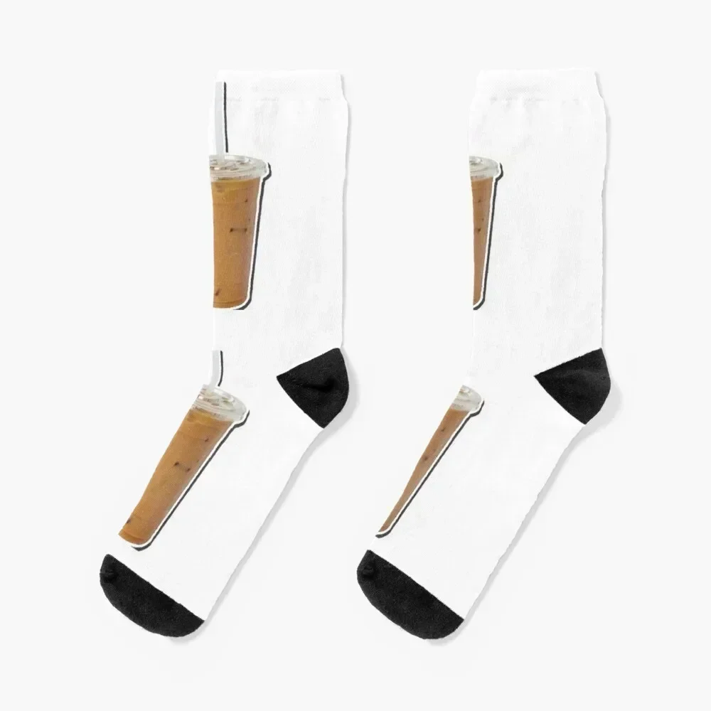 

Coffee Lover Iced Coffee Socks compression luxury sheer Women Socks Men's