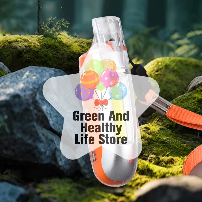 Свисток для выживания на открытом воздухе, спасательный свисток со светодиодной подсветкой, зарядка, мини-фонарик, 3-скоростная регулировка, аварийный фонарь