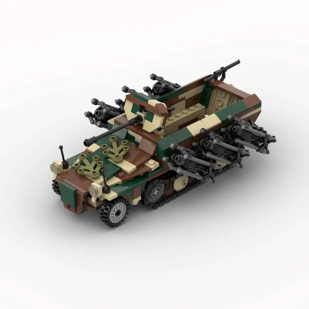 

MOC Building Block World War II Tank Sturmgeschütz III Military Call of DutyDecorations Toy Gift