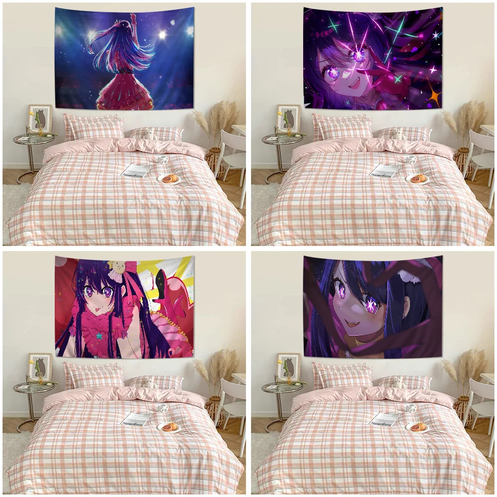 

Oshi No Ko Anime Tapestry Anime Tapestry Art Science Fiction Room Home Decor Wall Art Decor