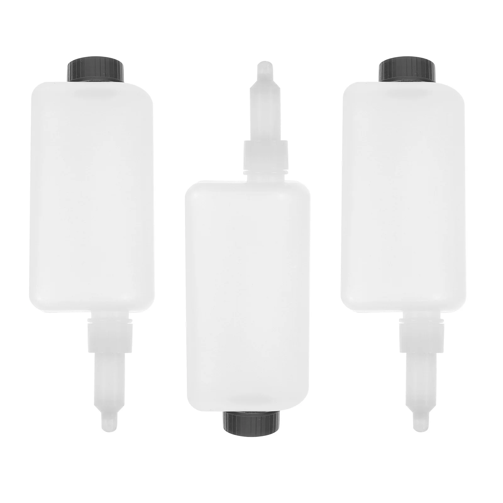 

3 set Liquid Soap Dispenser Bottle Wall-Mounted Soap Container Parts Replacement Inner Bottle For Kitchen Bathroom Silicone Head