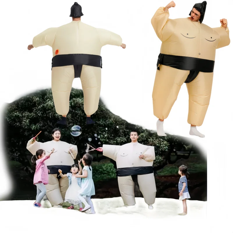 

Inflatable Sumo Costume Toy Party Role Play Dress Up Funny Fighter Costumes Suit Disfraz Halloween Adult Cosplay Costumes Prop