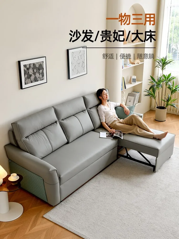 

Диван-кровать двойного назначения складной многофункциональный маленький размер твердая древесина может скрыть телефон двойной выдвижной тип