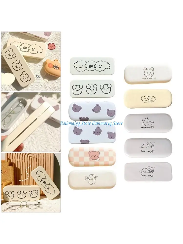 

573B Eyeglass Sunglasses Case Universal Protective for Classroom Office Bedroom for Protecting Reading Glasses