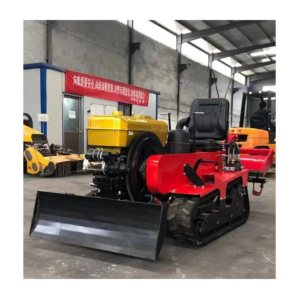 Handheld Agricultural Machinery, Small Tracked Cultivators, Agricultural Equipment, Walking Tractors,Hot Selling 35HP50HPseeding