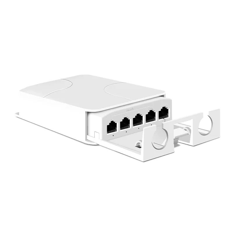 5 Port POE Extender 4 Port Repeater 100/1000Mbps Waterproof Outdoor Indoor Network for POE Camera Wireless AP Phone IP55