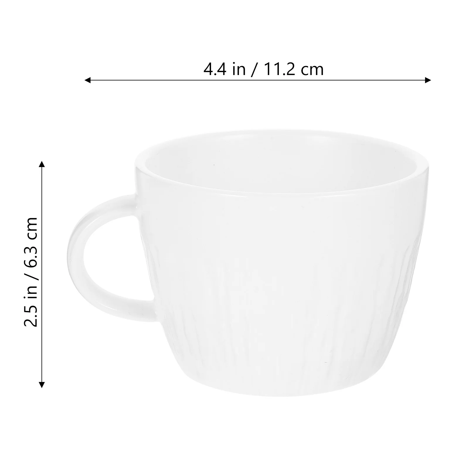 

1Set Ceramic Coffee Cup Tea Mug Simple Pattern Dishwasher Safe with Saucer for Office Home Restaurant Use Mug with Saucer Set