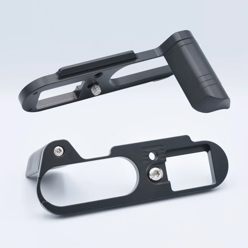 Hot sale Quick Release Plate,Anti Slip Aluminum Alloy Holder Hand Grip for Q2 Camera L Bracket Black