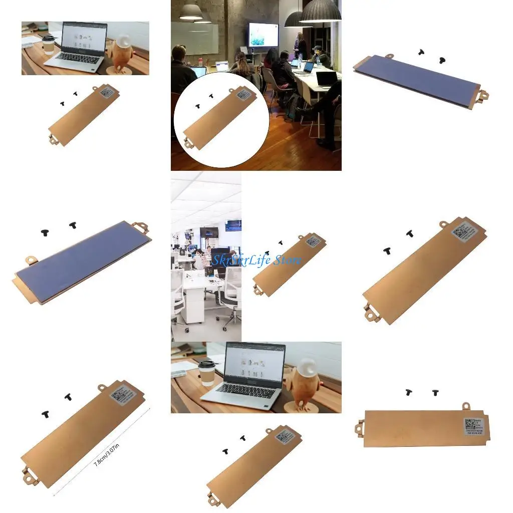 

E65E M.2 NVME 2280 SSD Hard Drive Mounting Bracket Heatsink for M15 Ryzen Edition G15 Ryzene Edition G15 5510 5511