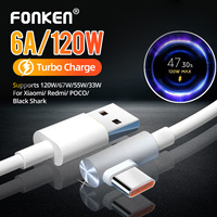 USB Type C Cable 120w 6A Charger Usb C Cabos Elbow 90 Degree Fast Charge Data Cord for Redmi Note 10 Mi 11 12 Poco Blackshark 5