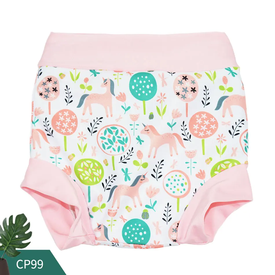 Eezkoala Schwimmwindel für Neugeborene, hohe Taille, waschbare Baby-Schwimmwindeln, Stoffwindeln – Detail 10