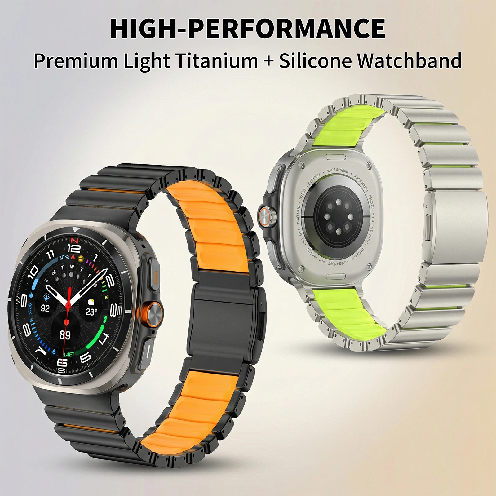 Magnetic Titanium Strap for Samsung Galaxy Watch Ultra 2  Alloy Band for Galaxy Watch 9 8 Classic Bracelet