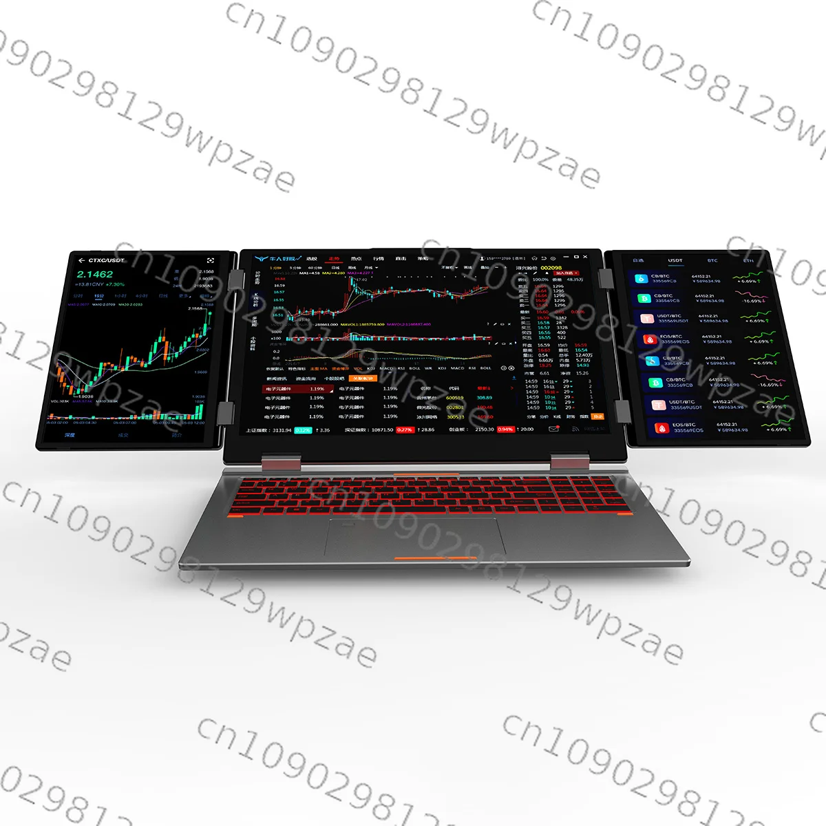 Gaming Laptops PC Triple Screen 3 Screens Laptop Wifi 6 Ethernet LAN Port Int I5 1260P Laptop Computer Gamer