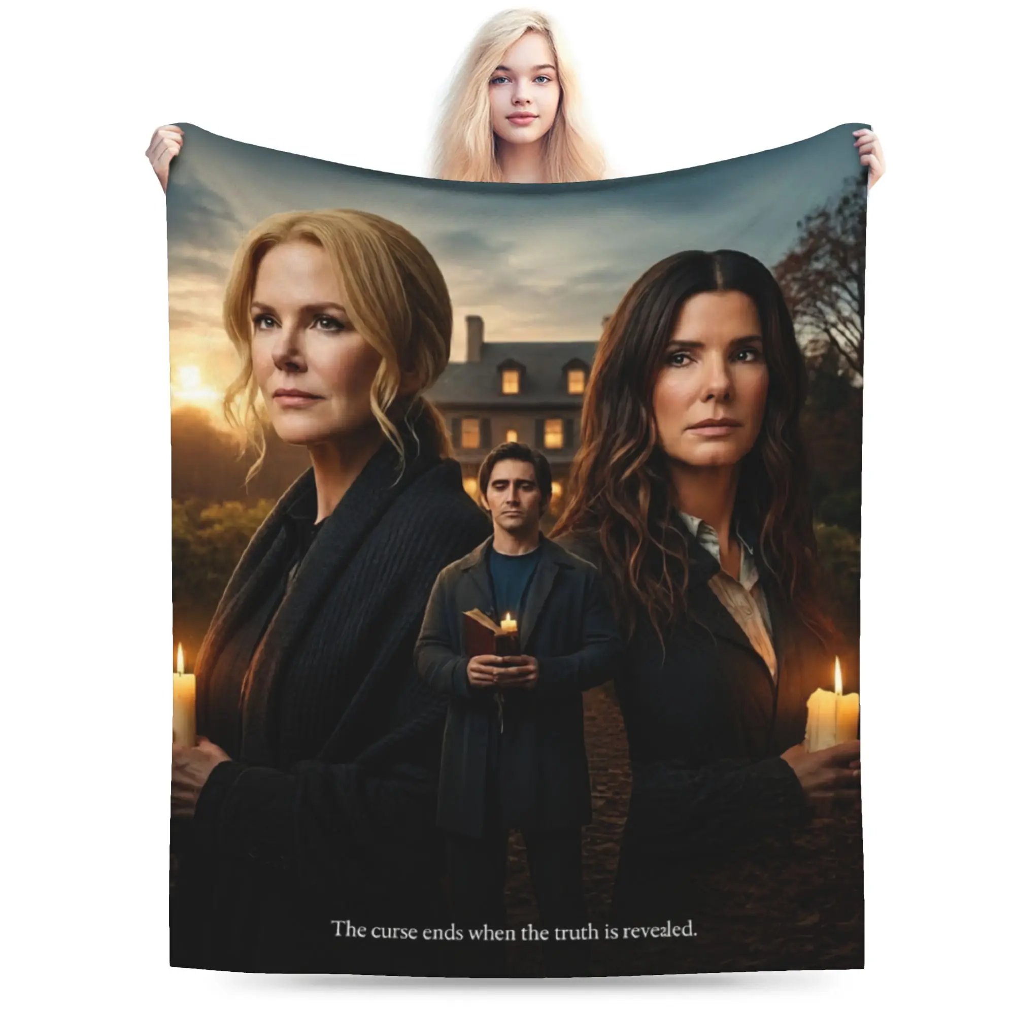 Super Soft Practical Magic 2 Movie 2026 Throw Blanket Premium Flannel Fleece Lightweight Bed Blanket Cozy Plush Bedspread