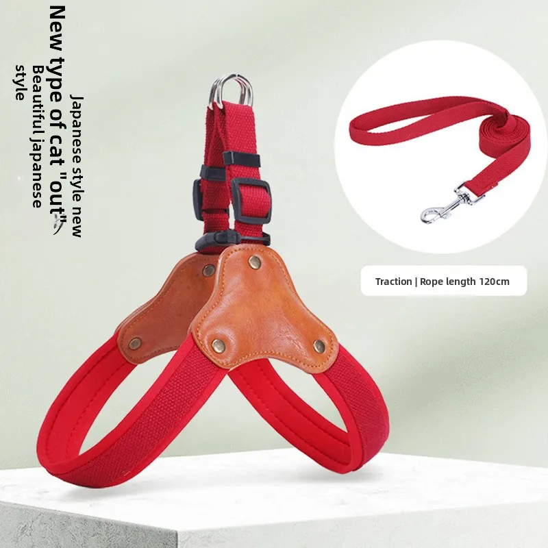 

Регулируемая Y-образная шлейка для собак средних и крупных пород, нагрудный ремень для питомцев, конструкция без натяжения, удобная для собак