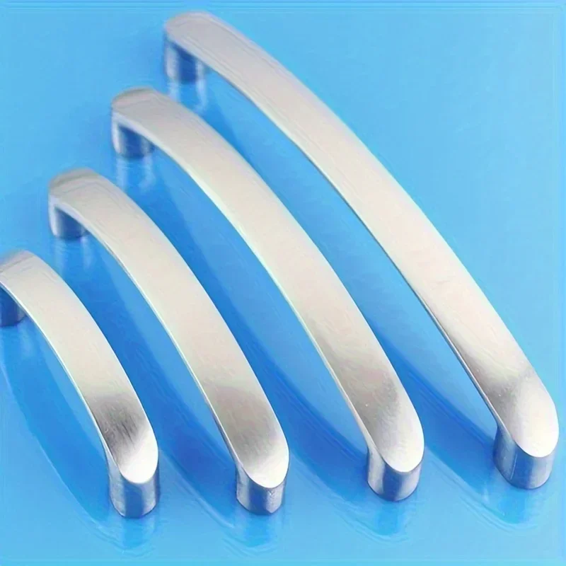 6-teilige moderne Schrankgriffe aus gebürstetem Aluminium, geeignet für Schränke und Schubladen – werten Sie Ihre Küche mit Stil auf!