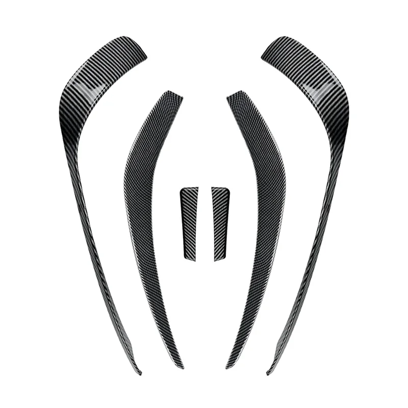

Front Bumper Lip Splitter Spoiler Fog Lamp Side Spoiler Cover Trim For A Class W176 AMG 2013-2015 A-A61E