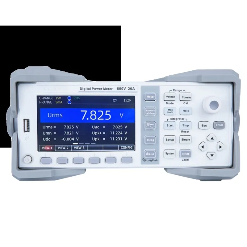 High-precision digital power meter, frequency intelligent electrical parameter measuring instrument