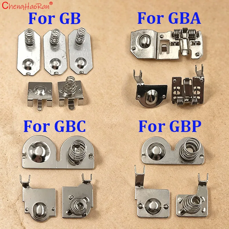 Repair parts For GB GBA GBC GBP Gaming Console Battery Spring Plate Battery Contact Plate Motherboard Battery Spring Plate