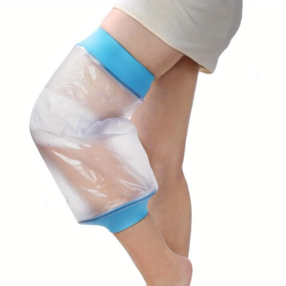 Waterproof Bandage Plaster Protector, Suitable for Knee Replacement Surgery, Wounds, Burns, Waterproof Protection, Reusable