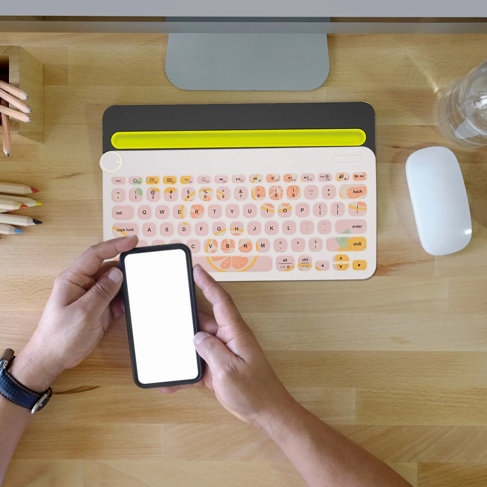 

Silicone Keyboard Cover For Laptop Thin Flexible Protector Skin Dustproof Backlit Compatible With K380 Notebook Pc Keyboard