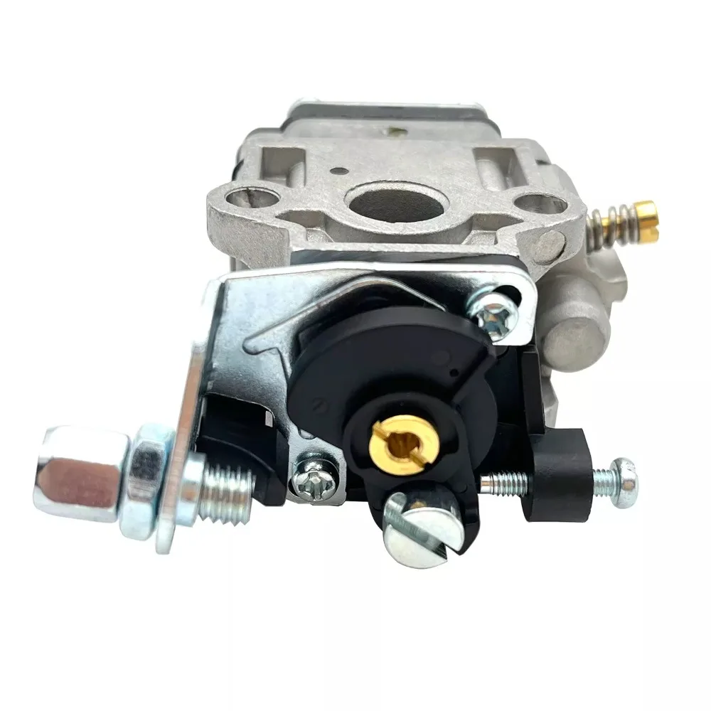 Silver 11mm Carburetor Metal Lawn Mower Accessories Carb Durable Strimmer Carburetor for for 22cc 26cc 33cc 34cc 36cc Strimmer