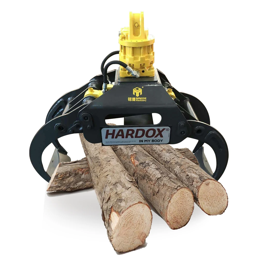 MONDE Hydraulic Log Grapple  Rotating Wood Grapple Common Forestry Tools